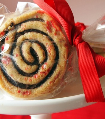 Chocolate-Peppermint Swirl Cookies